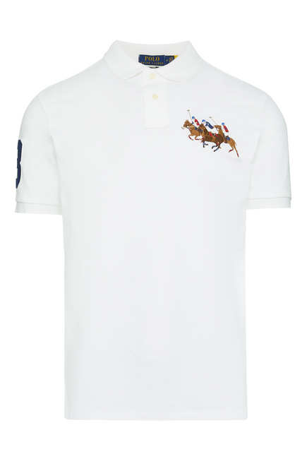 Embroidered Logo Polo Shirt